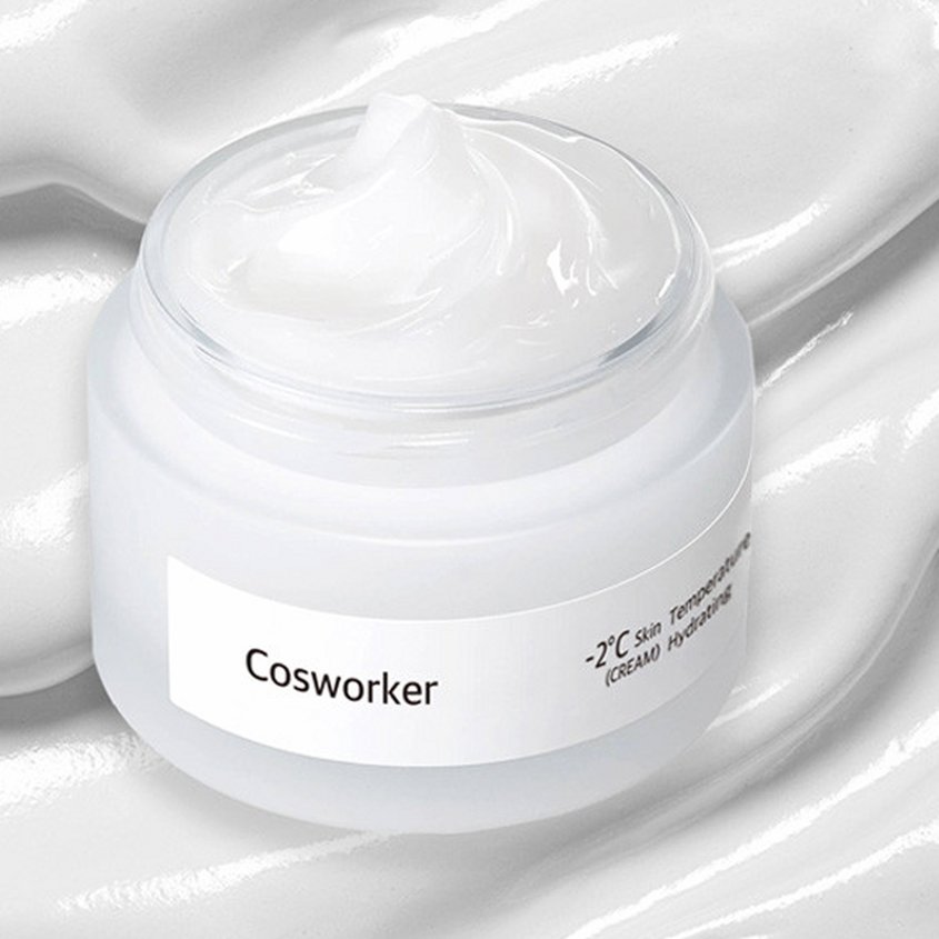 코스워커 수분크림 미백 나이아신아마이드 스쿠알란 알로에 크림 50ml, 1개